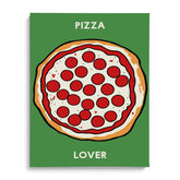 Pizza Lover Wall Painting For Cafe
